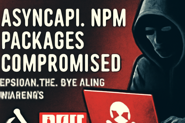 AsyncAPI npm Packages Compromised by Credential-Stealing Malware