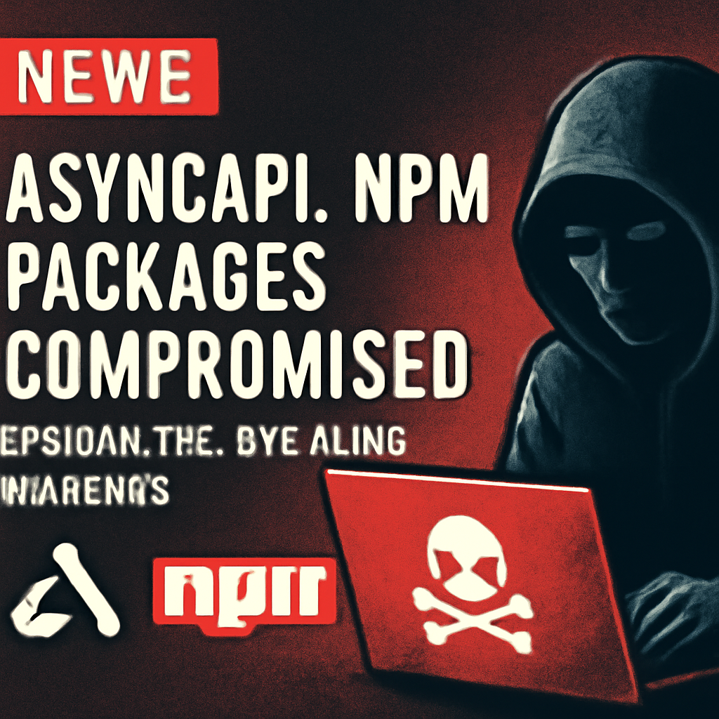 AsyncAPI npm Packages Compromised by Credential-Stealing Malware