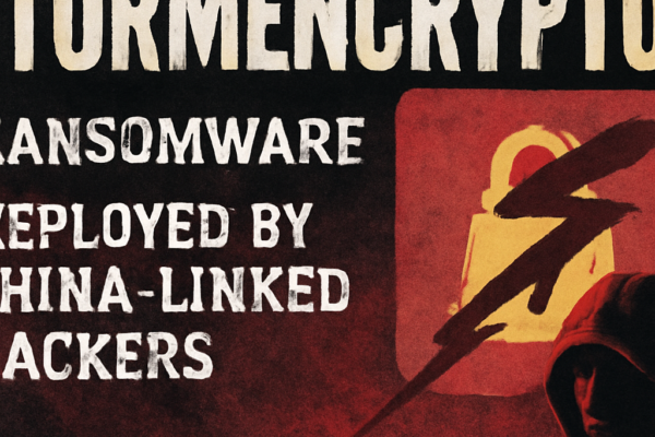 New StormEncryptor Ransomware Deployed by China-Linked Hackers, Likely Exploiting N-central Vulnerability
