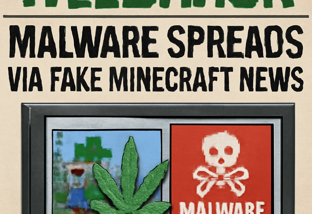 Weedhack Malware Spreads via Fake Minecraft Clients and SEO Poisoning