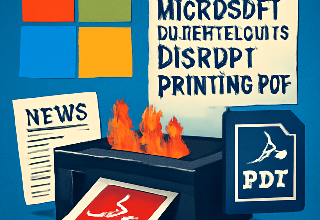Microsoft: August updates disrupt printing and PDF export in WPF applications