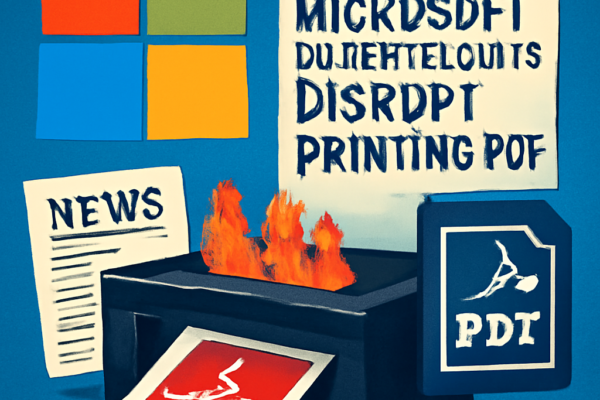 Microsoft: August updates disrupt printing and PDF export in WPF applications