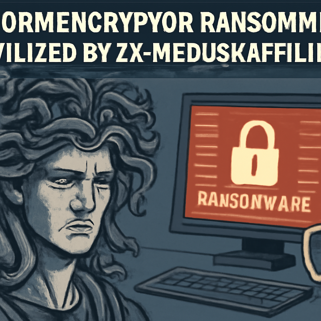 New StormEncryptor Ransomware Utilized by Ex-Medusa Affiliate