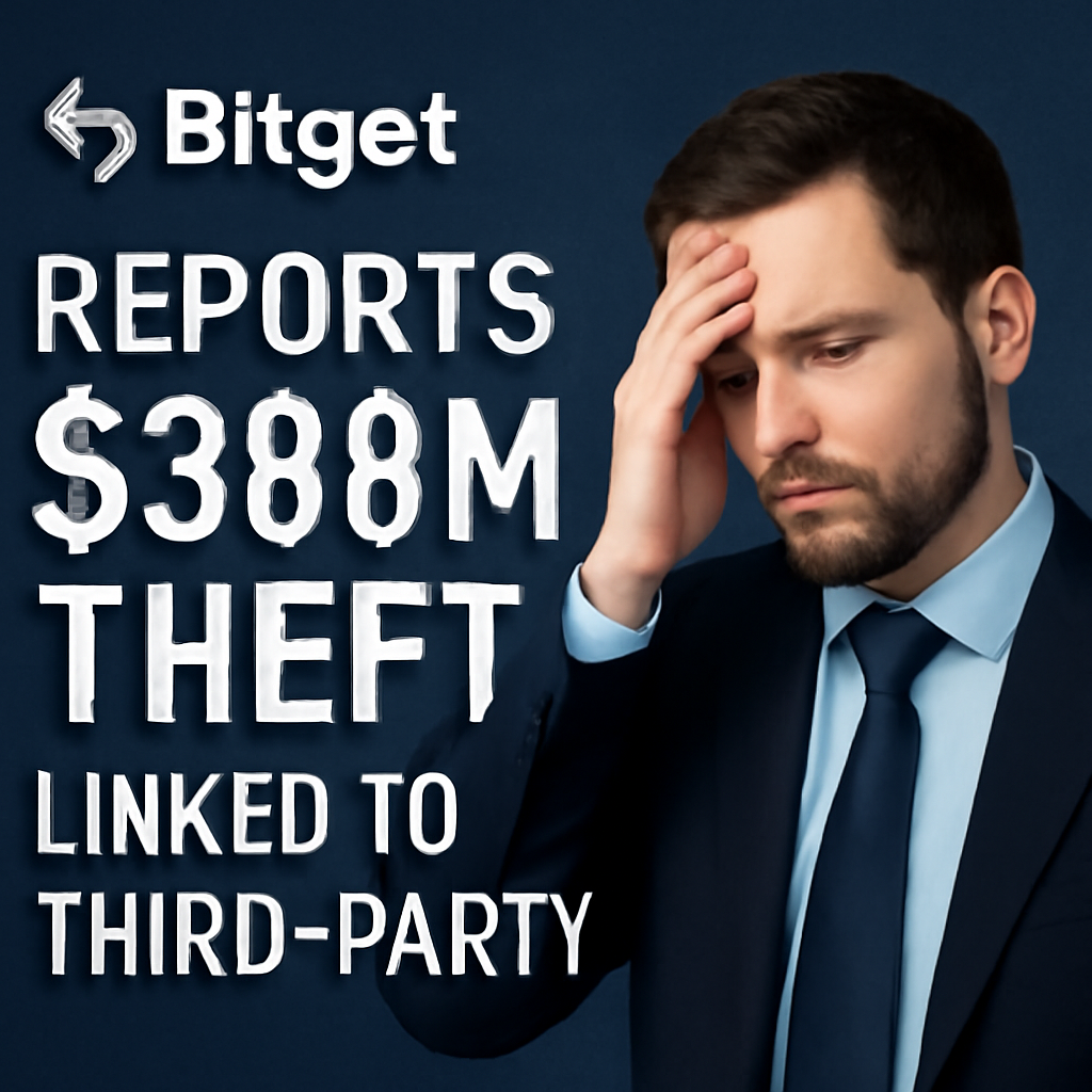Bitget Reports $388M Theft Linked to Third-Party Security Flaw