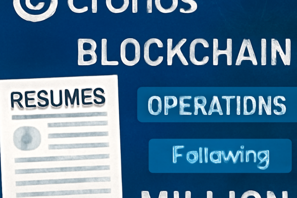 Cronos blockchain resumes operations following $74 million Tectonic exploit