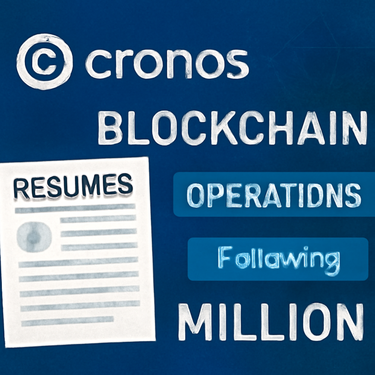 Cronos blockchain resumes operations following $74 million Tectonic exploit