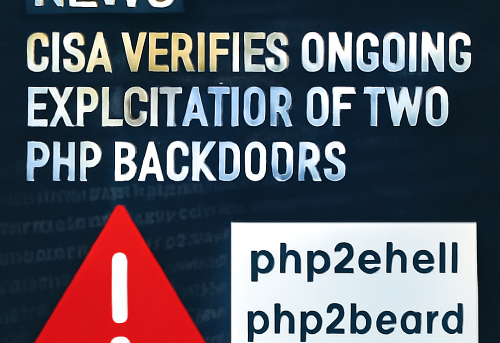 CISA Verifies Ongoing Exploitation of Two PHP2Shell Vulnerabilities Allowing Remote Code Execution