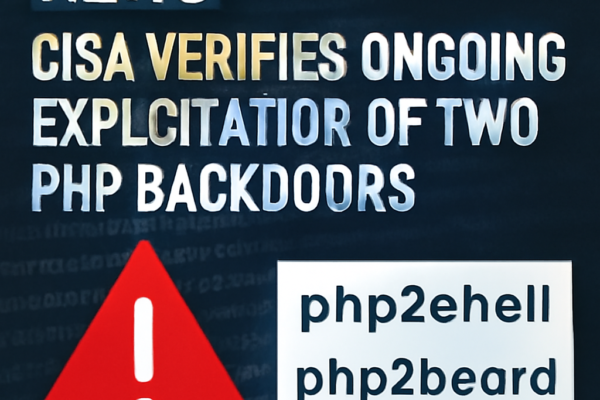 CISA Verifies Ongoing Exploitation of Two PHP2Shell Vulnerabilities Allowing Remote Code Execution